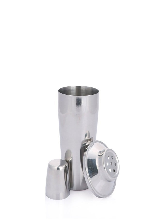 Urban Snackers Stainless Steel Cocktail/mocktail Shaker, Silver - Image 2